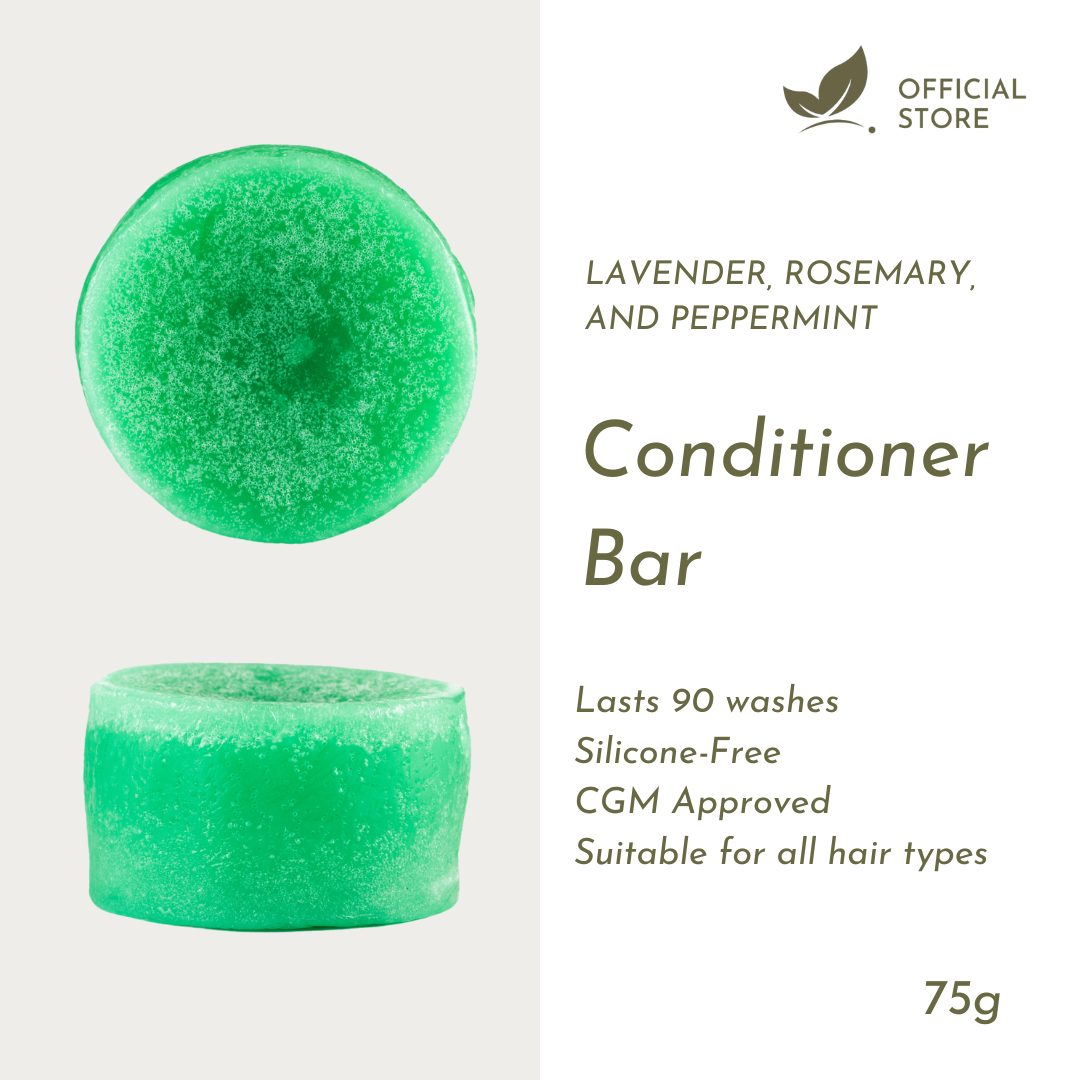 Lavender, Rosemary, and Peppermint Conditioner Bar